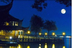 平湖秋月图片