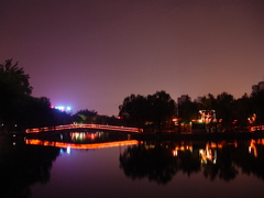 青年湖公园图片