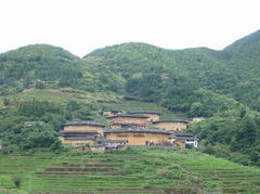 南靖田螺坑土楼群图片