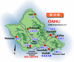 欧胡岛地图