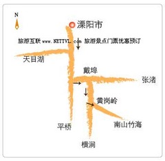 南山竹海交通图