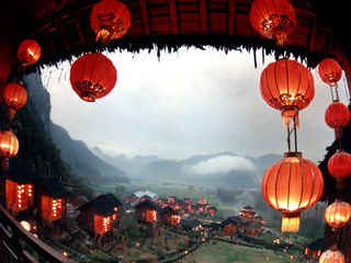 红灯笼乡外婆家