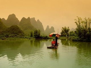 竹筏静漂